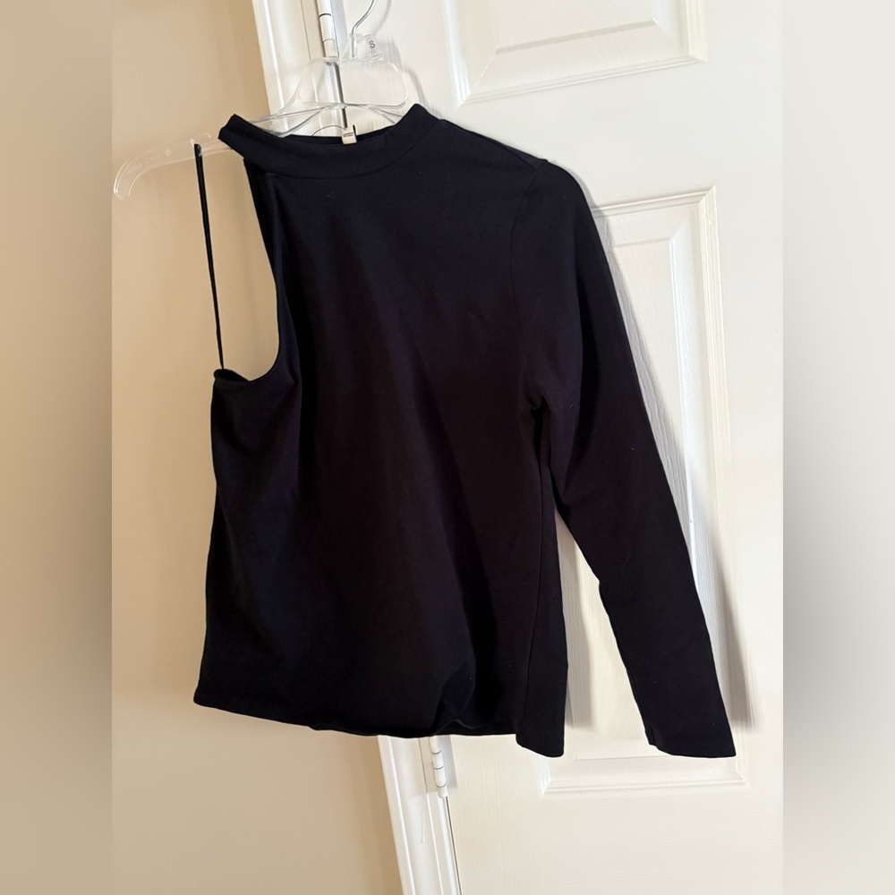 Express Black One sleeve Women's Top